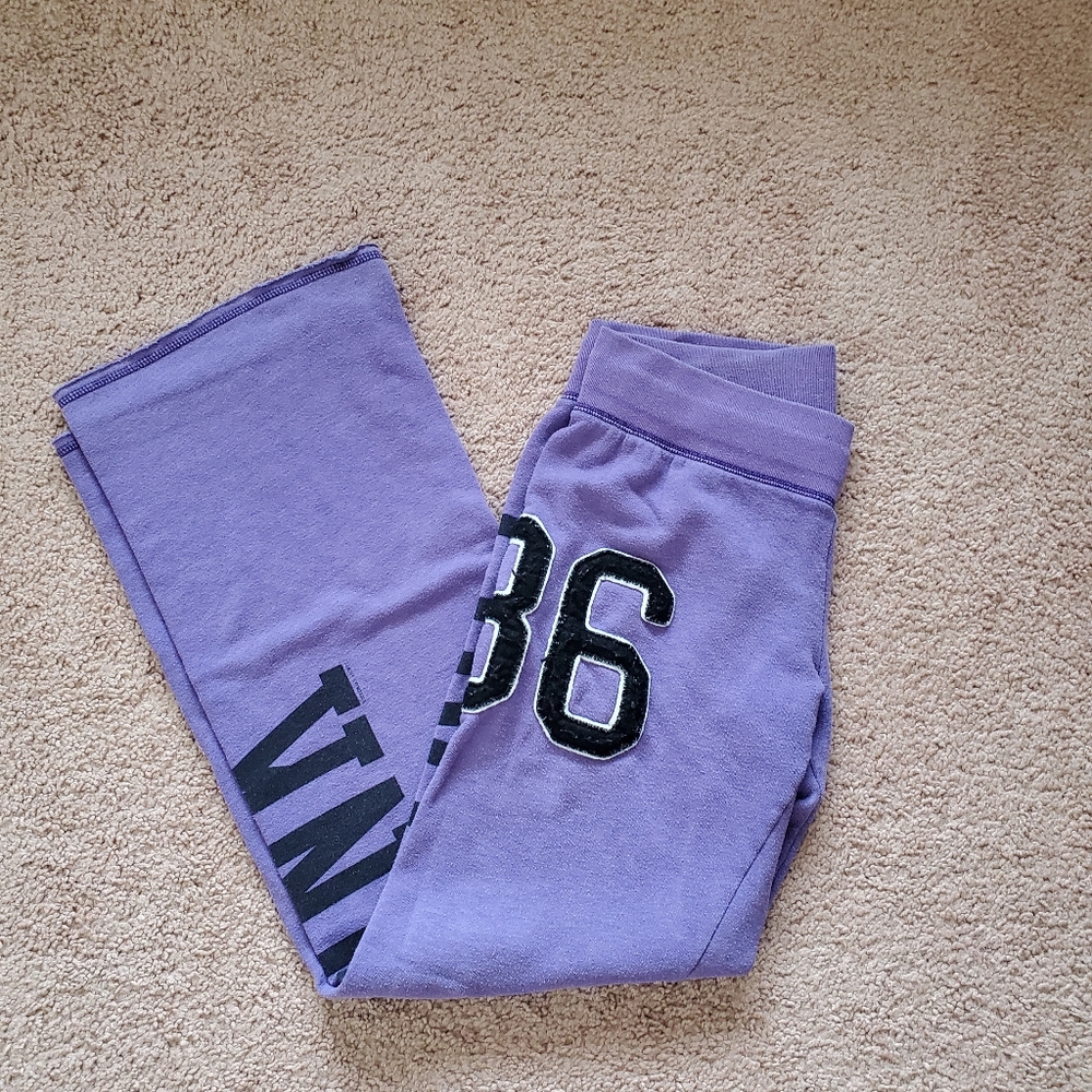 Purple v.s. pink lounge pants